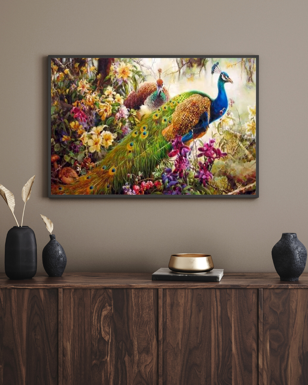 Captivating Peacocks Paint by Numbers Kit