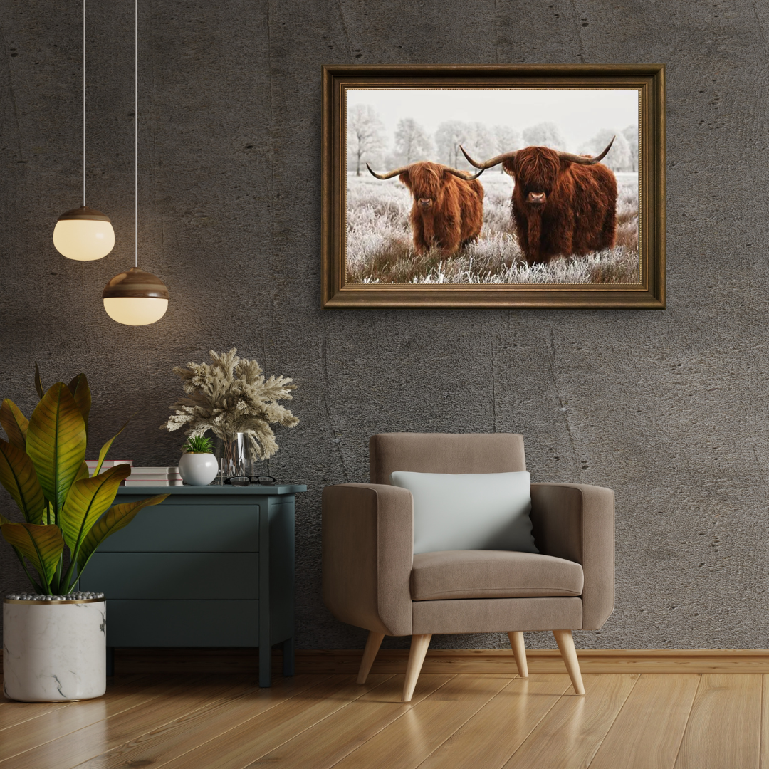 Highland Cattle Paint by Numbers Set