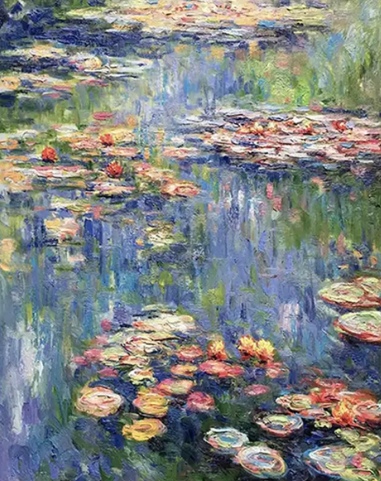 Monet's Water Lilies Impressionist Paint by Numbers Kit V1