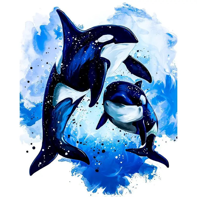 Orcas Paint by Numbers Kit