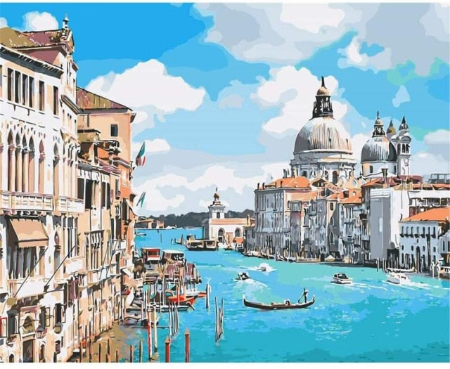 Venice at Midday Paint by Numbers Kit